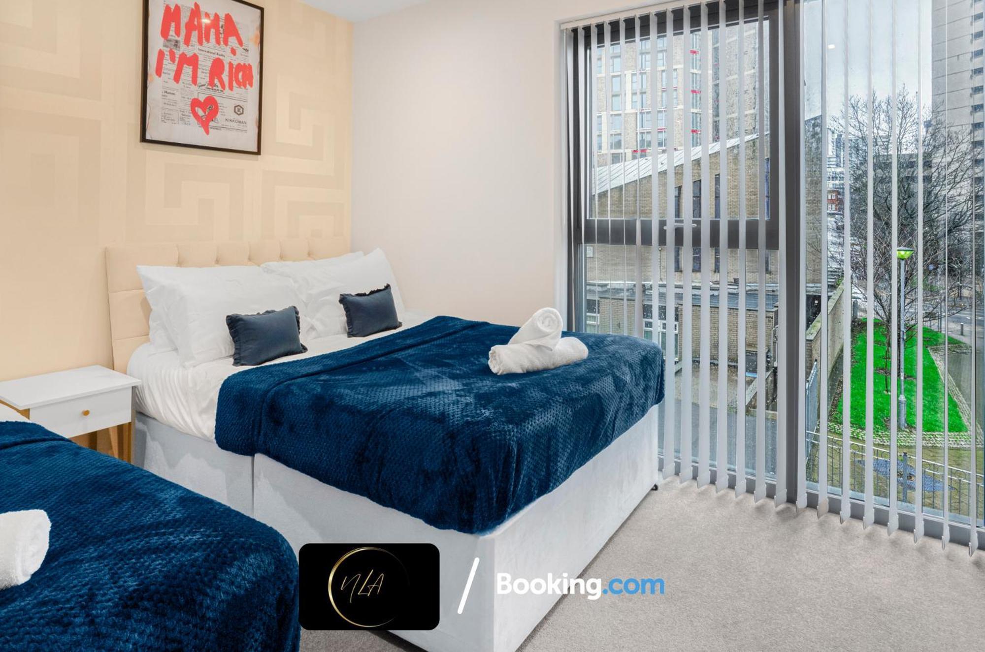 City Centre Apartment With Free Parking, 2 Bathrooms, Netflix And Wifi - Suitable For Contractors And Families - By Noor Luxury Accommodations Бирмингем Экстерьер фото