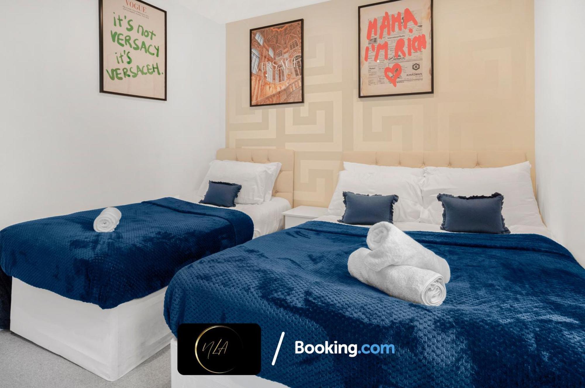City Centre Apartment With Free Parking, 2 Bathrooms, Netflix And Wifi - Suitable For Contractors And Families - By Noor Luxury Accommodations Бирмингем Экстерьер фото